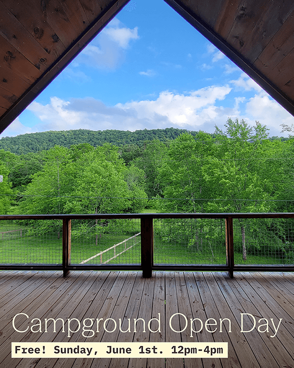 Campground Open House 2025 at Winding Stair Farm